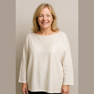 Miracle Womens Boat Neck Top Size Medium/Large Viscose Blend